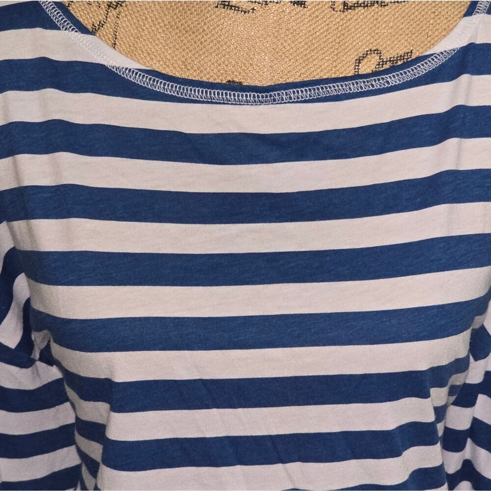 Lane Bryant Navy and White Striped Women's Top Size 22 24 3X - Picture 5 of 6